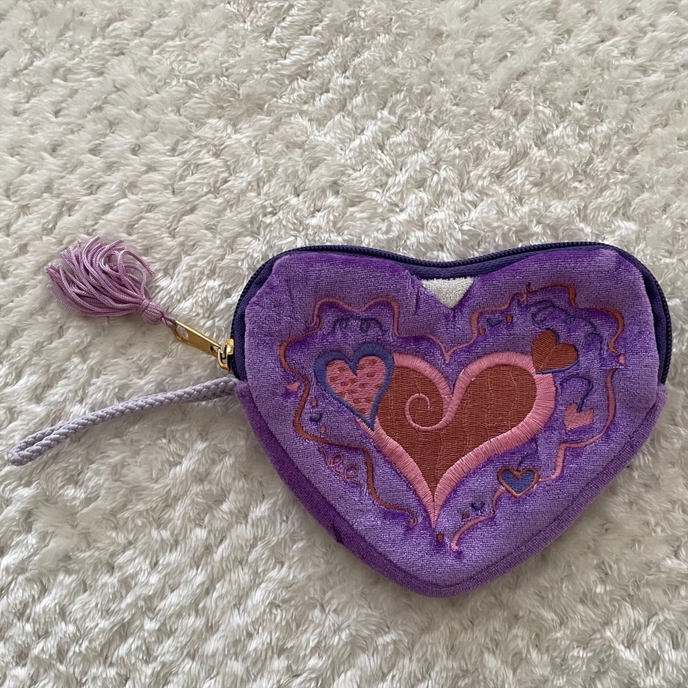 Girl’s Mary Meyer Heart Shaped Lavender Purse